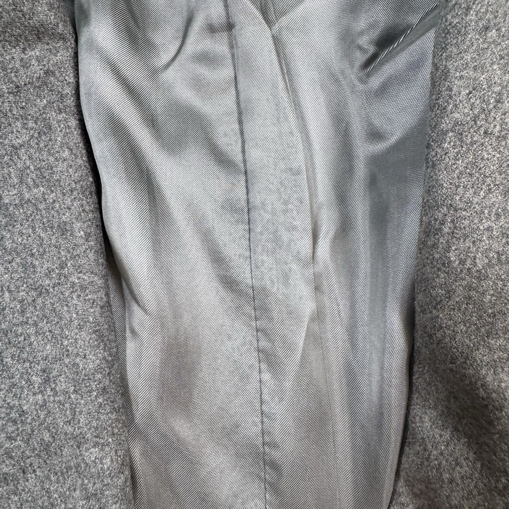 Polo Ralph Lauren Blazer Mens 40R Gray Virgin Wool 3 Button Jacket Made in Italy - Picture 4 of 9